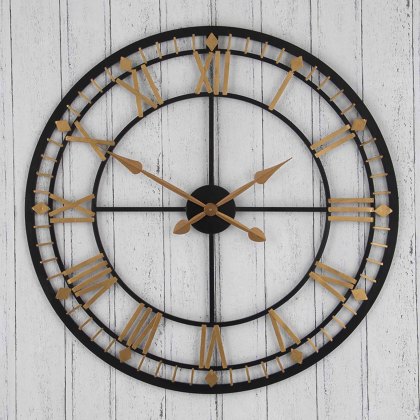 Antique Bronze Skeleton Clock Antique Bronze Skeleton Clock