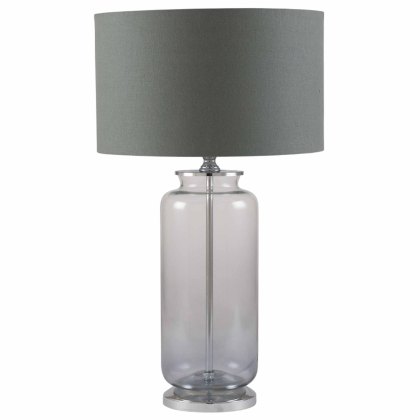 Grey Ombre Glass Lamp Grey Ombre Glass Lamp