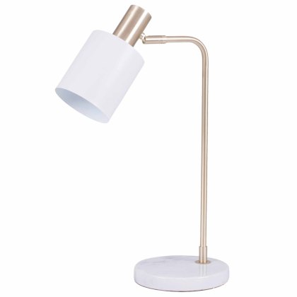 Marble & Gold Retro Table Lamp