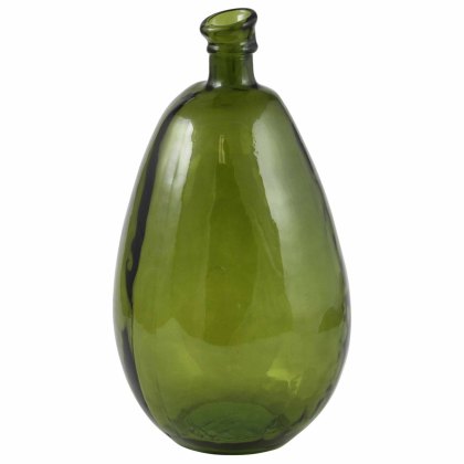 Green Glass Simplicity Vase