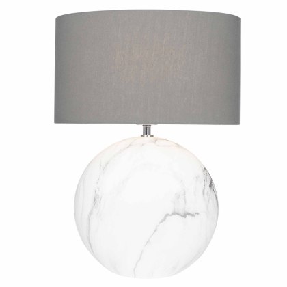 Large Marble Ceramic Table Lamp