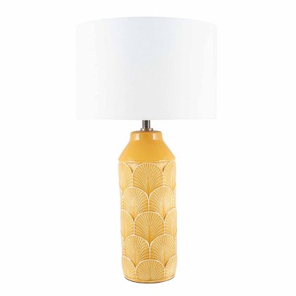 Embossed Mustard Lamp