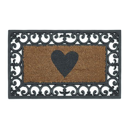 My Mat Coir Insert Mat in Heart