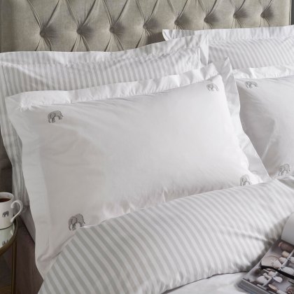Sophie Allport Elephant White Double Duvet Cover Set