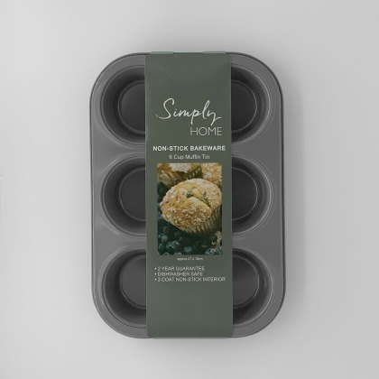 Simply Home 6 Cup Muffin Tin