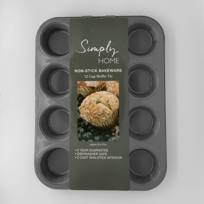 Simply Home 12 Cup Muffin Tin