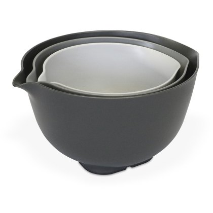 Venn Grey Mixing Bowl Set With Lids