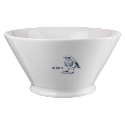 Mary Berry English Garden Robin Large Serving Bowl