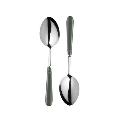 Mary Berry Signature Set of 2 Sea Green Serving Spoons