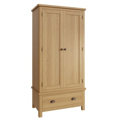 Hastings Gents Wardrobe in Oak