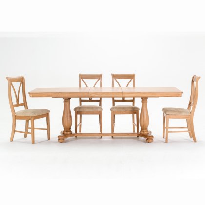 Carmen Extending Dining Table & 4 Chairs