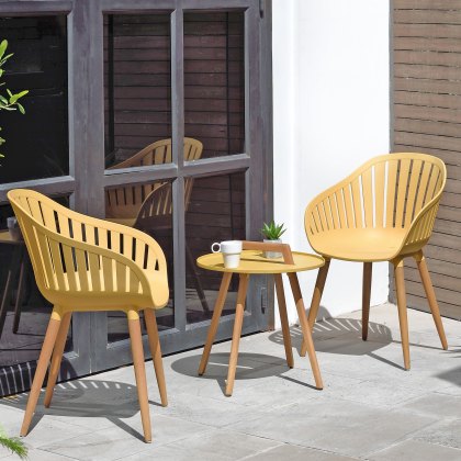 Nassau Coffee Set In Honey Yellow
