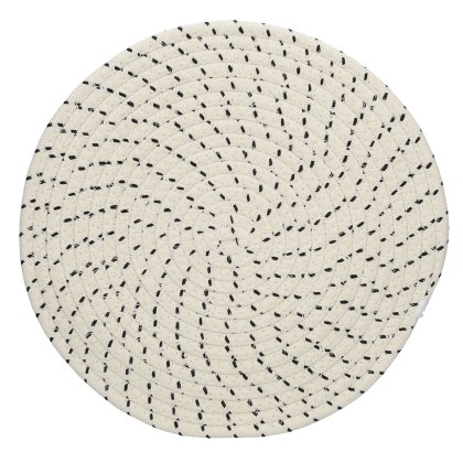 Creative Tops Naturals Rope Effect Pack of 2 Round Placemats