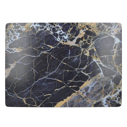 Creative Tops Pack of 4 Large Navy Marble Placemats