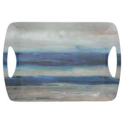 Creative Tops Blue Abstract Large Handled Tray
