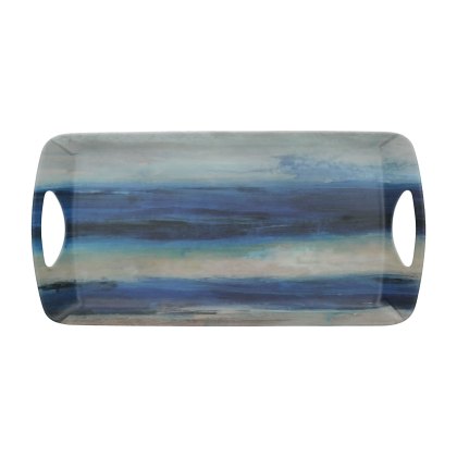 Creative Tops Blue Abstract Small Handled Tray