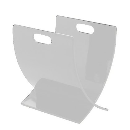 Magazine Rack in White Magazine Rack in White