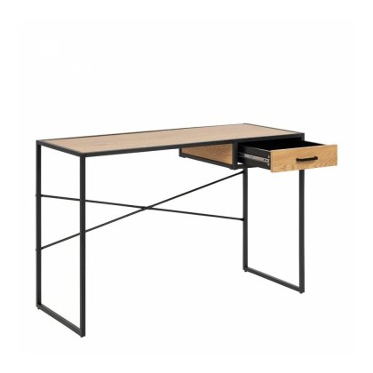 Spritz 1 Drawer Desk in Wild Oak