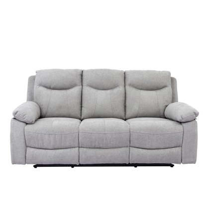 Radford 3 Seater Manual Recliner Sofa in Grey
