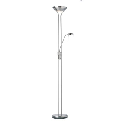 Rome Mother and Child Satin Chrome Floor Lamp Rome Mother and Child Satin Chrome Floor Lamp