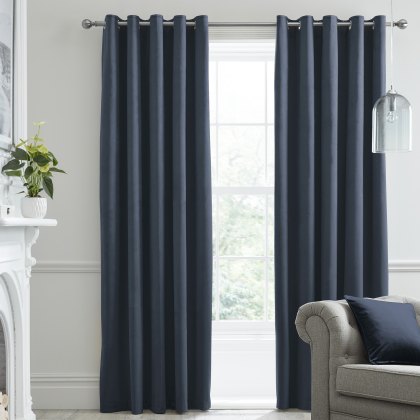 Montrose Navy Curtains