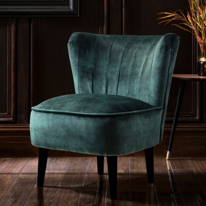 Wilby Accent Chair in Dove Emerald