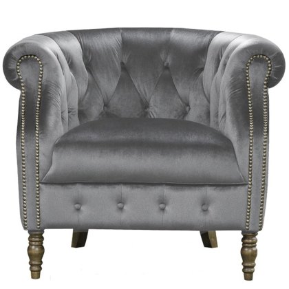 Alexander & James Jude Chair in Plush Slate