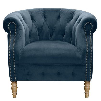 Alexander & James Jude Chair in Plush Teal Alexander & James Jude Chair in Plush Teal