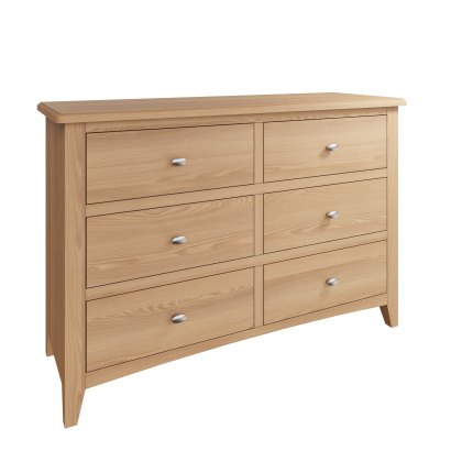 Stiffkey 6 Drawer Chest in Oak