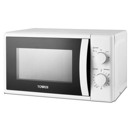 Tower 20L 700W Manual Microwave White Tower 20L 700W Manual Microwave White