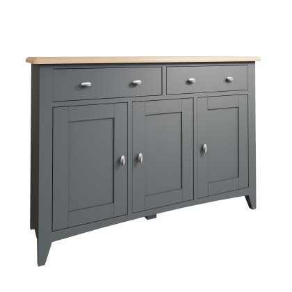 Stiffkey 3 Door Sideboard in Midnight