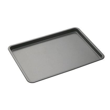 Small Oven Tray Set of 2, Stainless Steel Tray Bake Cake Tin, Deep Rimmed Baking  Sheet Pan Ideal for Cake/Lasagne/Brownie, Rectangle Shape 26*20*2.5cm,  Brushed Finish & Dishwasher Safe 