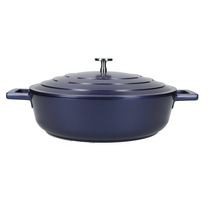 MasterClass Shallow 4L Casserole Dish Metallic Blue