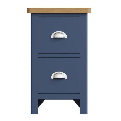 Hastings Small Bedside Cabinet in Blue