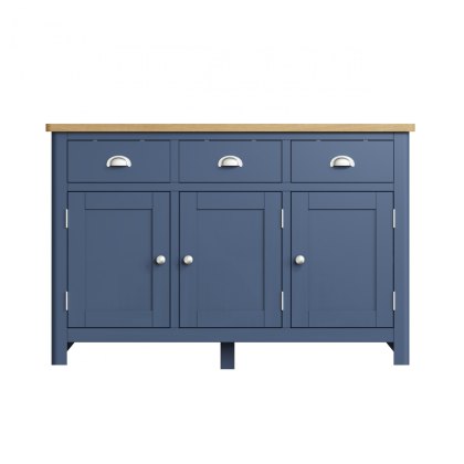 Hastings 3 Door Sideboard in Blue