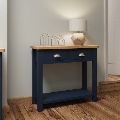 Hastings Console Table in Blue