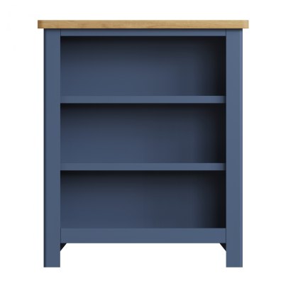 Hastings Small Wide Bookcase in Blue