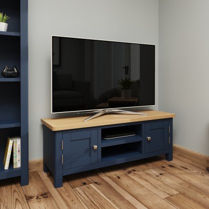 Hastings Large TV Unit in Blue