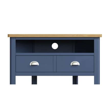 Hastings Corner TV Unit in Blue