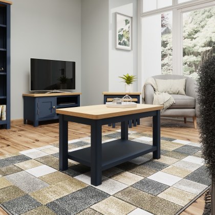 Hastings Small Coffee Table in Blue