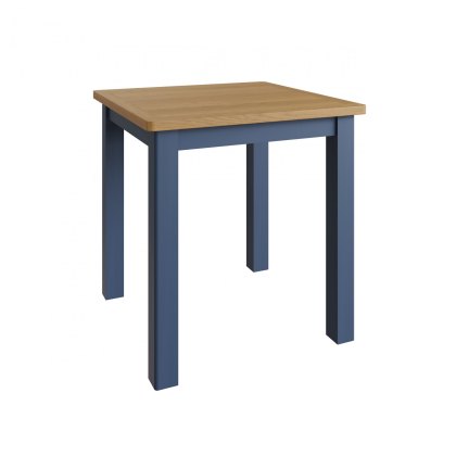 Hastings Small Fixed Top Table and 4 Chairs in Blue