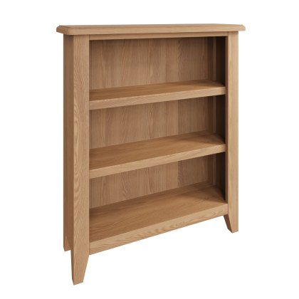 Stiffkey Small Wide Bookcase in Oak