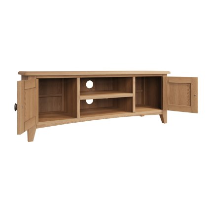 Stiffkey Large TV Unit in Oak