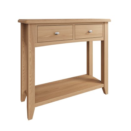 Stiffkey Console Table in Oak