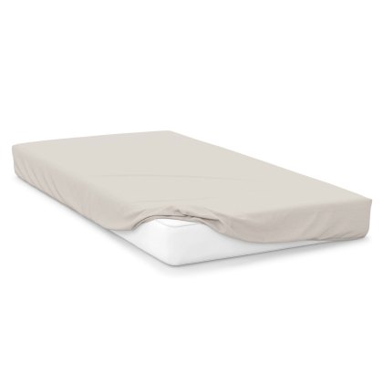 Belledorm Ivory 400 Thread Count Egyptian Cotton Plain Dyed Sheet