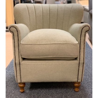 Alexander & James Percy Chair in Artisan Plain Stone