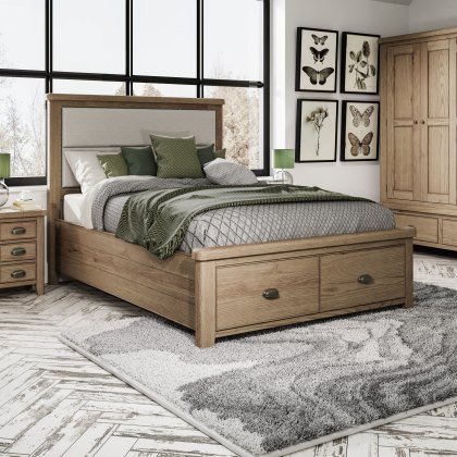 Heritage Double Drawer Bed Frame