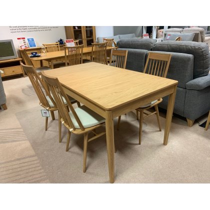 Ercol Askett Medium extending Dining Table and 4 Chairs (ex display)
