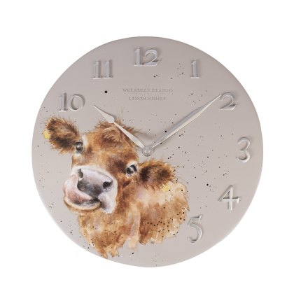 Wrendale Mooo Clock