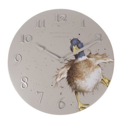 Wrendale A Waddle & A Quack Clock